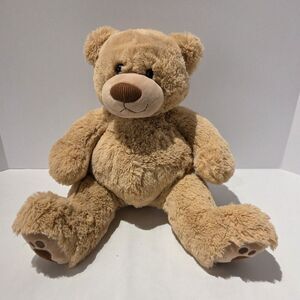 Tempur-Pedic Teddy Bear Plush Stuffed Animal Tan Brown Soft Cuddly Toy Comfort